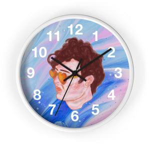 Clock - Elvis Face Groovy