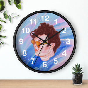 Clock - Elvis Face Groovy