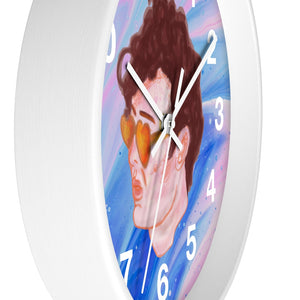 Clock - Elvis Face Groovy