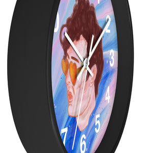 Clock - Elvis Face Groovy