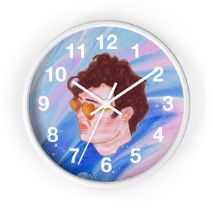 Clock - Elvis Face Groovy