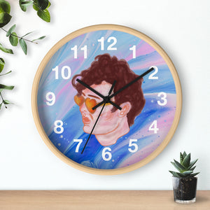 Clock - Elvis Face Groovy