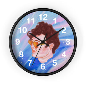 Clock - Elvis Face Groovy